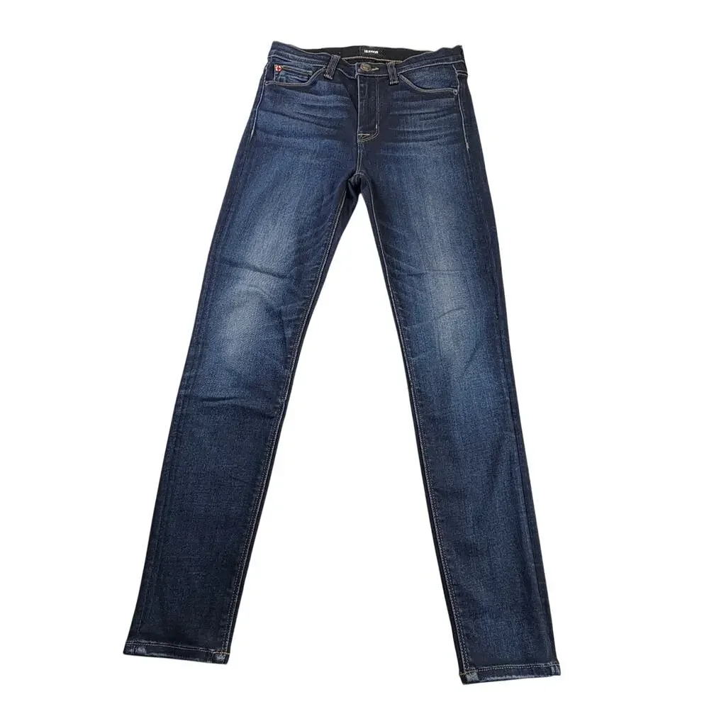 Hudson Skinny Jeans 26 Dark Wash Barbara High Waist Super Skinny Ankle